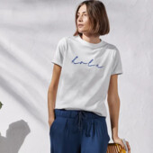 ♕ Стильна жіноча футболка з написом від Tchibo (Німеччина), розмір наш 44-46(36/38 євро)