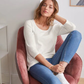 ♕ Якісна класична жіноча кофточка від Tchibo (Німеччина), р.:46-48 (40/42 євро)