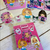 Развивающая книга альбом липучки мини дом Тока БокаHello Kitty