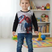 Дитячий реглан Людина-павук для хлопчика (маломірить) Реглан для мальчика 4003
