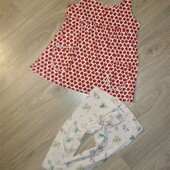 Велосипедкі + яскрава майка на 9-10років зріст 140