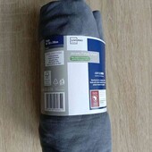 Livarno брендовая хлопковая простынь на резинке цвет серый размер 90/100/200