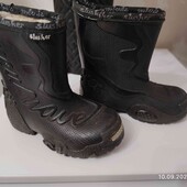 Распродажа!!!Сапоги резиновые с утеплением. Размер 23( стелька 16 см)