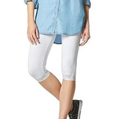 Женские леггинсы esmara®-капри L 44/46 белые