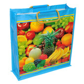 Сумка господарська вертикальна «Фрукти» Надійна та зручна (42х39х12,5 см)