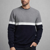 ♕ Якісний чоловічий в'язаний светр Ipositive, розмір L