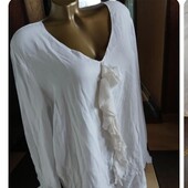 Брендовая блуза из шелка и вискозы