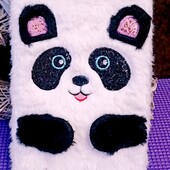 меховой блокнот оффтоп Пандочка 80 листов