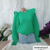 В'язаний светр теплий