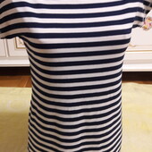 Сукня футболка в смужку
