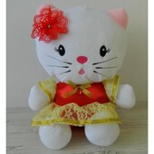 Мягкая игрушка кошечка длина до 40 см сост.новой