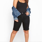 Женские джинсовые шорты Regular Rise Esmara eur 56 (наш 62р) черные