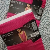 2 шт ! В лоте Женский топ esmara® XS 32/34 малиновий