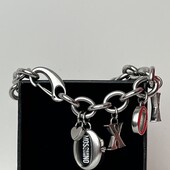 Moschino. Оригінал. Годинник - браслет з шармами Kiss & Hugs