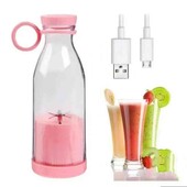 Акумуляторна портативна пляшка-блендер для приготування смузі Juicer YC-02 420 мл