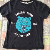 Фірмова футболка з блискітками h&m