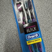 404. набір зубних щіток Oral-B Allrounder Black (Всебічне чищення) 3 шт