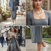 ❤️Брендова приталена сукня Terranova з квадратним декольте, розмір S⁠. Нова, сток.❤️