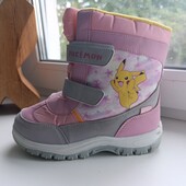 зимові термочоботи / сноубутси Pokémon (Пікачу) 20,5 см