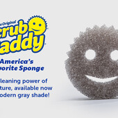 1 шт. Губка смайлик скруббер Scrub Daddy Style сollection, диаметр 10 см