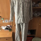 Пижама, комплект, костюм, 100% коттон, байка. M. в ідеалі