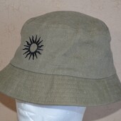 Панама Asos design washed canvas 90s sun motif bucket