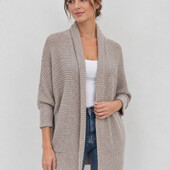 Кардиган-накидка Zara Knit, размер S-M, идеальное состояние