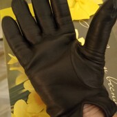 Жіночі шкіряні перчатки на утепленні Італія