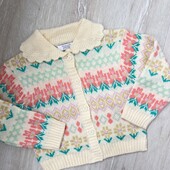Primark.Шикарний вʼязаний Кардиган для дівчинки 128 см (7-8 років)