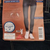 Качественные джинсы super skinny fit Esmara Германия, размер 34евро (наш 40)