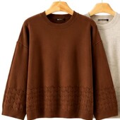 Шикарный плотный свитер, джемпер, palma, италия , р. XL/Xxl, наш 48-54, терракотовый