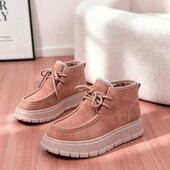 Жіночі зимові черевики у стилі "wallabee