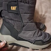 Зимові чоботи дутики caterpillar (cat) оригінал, розмір 37 (24 см)