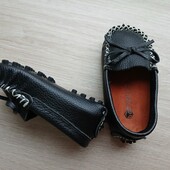 Дитячі шкіряні мокасинчики (12 см)