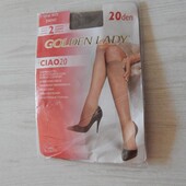 Капронові гольфи golden lady 2 пари 20 ден