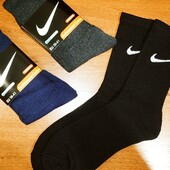 =Лот 1 пара= Термо жіночі (підліткові) теплі спортивні шкарпетки Nike р.36-41