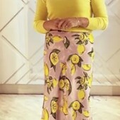 Zara спідниця принт