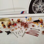 Playmobil. Винтажный набор с эскимосами, юртой и ездовой упряжкой.
