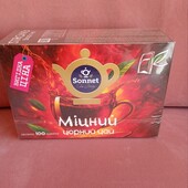 Чай чорний сонет 100 пакетів
