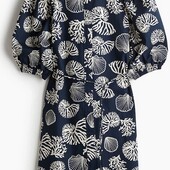 Сток сукня H&M мушлі корали, хлопок розмір S