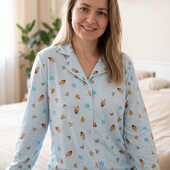 Піжамна блузка Primark, мікрофібра, eur 50-52 / uk 22-24