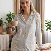 Піжамна блузка Primark, мікрофібра, eur 40-42 / uk 12-14